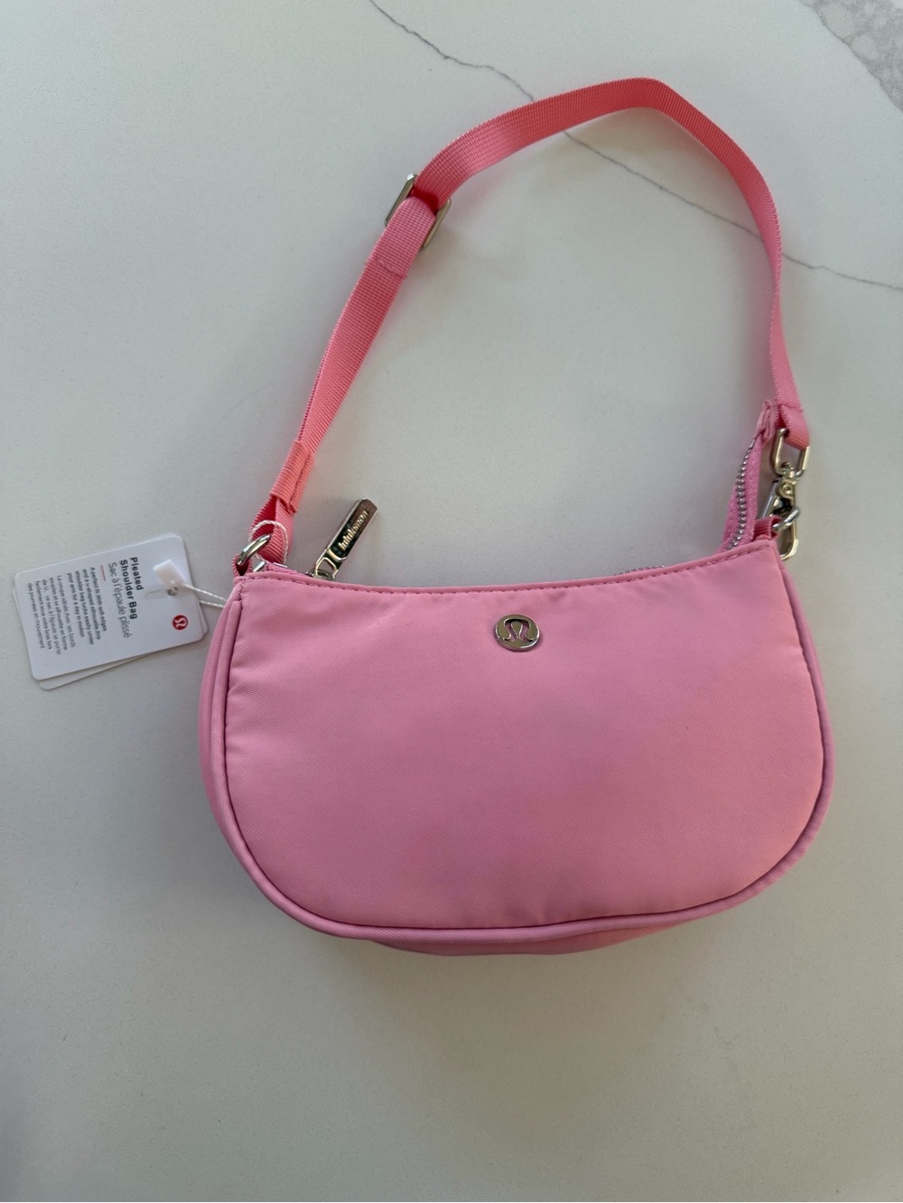 Lululemon City Essentials Mini Shoulder Bag in Deco Pink.
